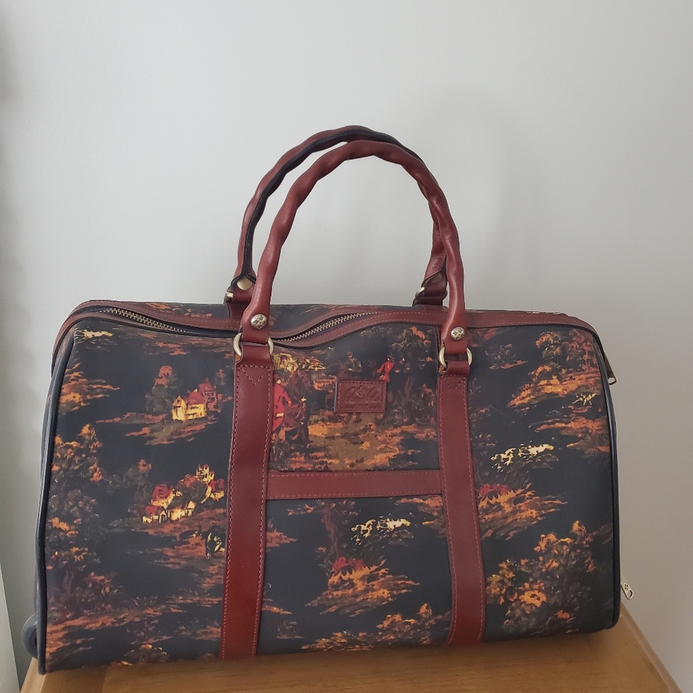 Patricia Nash Trolley Rolling Duffel Bag 